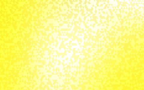 浅黄色矢量纹理的三角形风格。 现代抽象插图与彩色三角形。 广告图案。