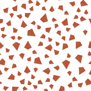 浅粉红色黄色矢量无缝等距背景与线条三角形。 带有三角形的抽象梯度插图。 纺织品壁纸设计。