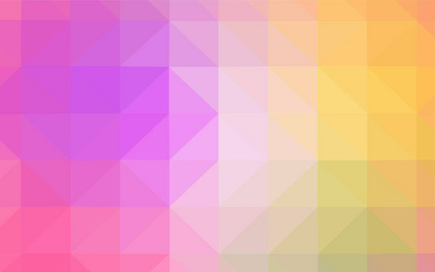 浅粉红色蓝色矢量多边形抽象布局。 一种完全新的多边形风格的彩色插图。 全新的风格为您的业务设计。