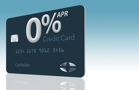 许多信用卡优惠现在包括零年百分比率1215个月，这种通用模拟卡说明了这些优惠。 这是一个例子。