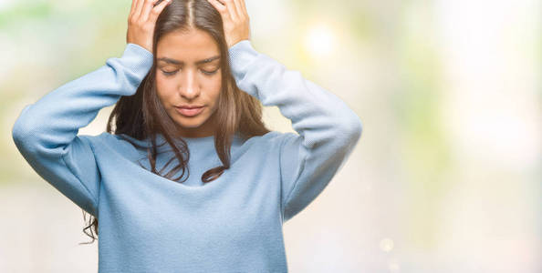 年轻漂亮的阿拉伯女人