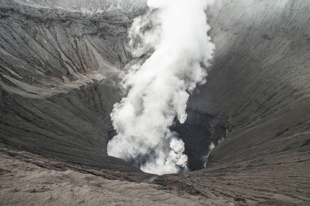 关闭火山口喷发