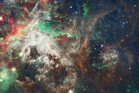 美丽的空间背景。 宇宙艺术。 这幅图像的元素由美国宇航局提供。