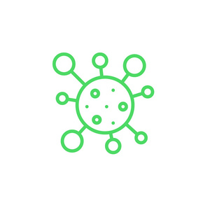 病毒矢量图标图片