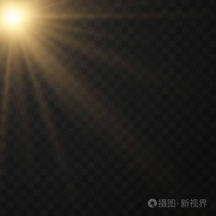 镜头耀斑光效.日光一种半透明的特殊光效果设计.