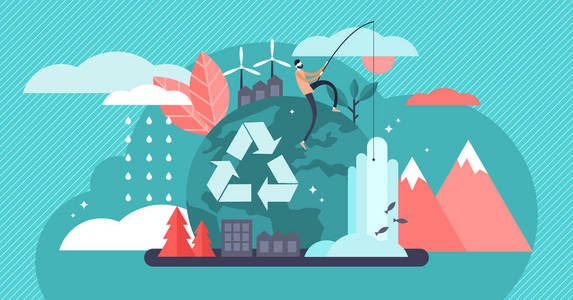 可再生和可持续的自然资源照片