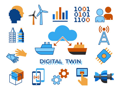 数字矢量数字吐温辅助技术图标集信息图形