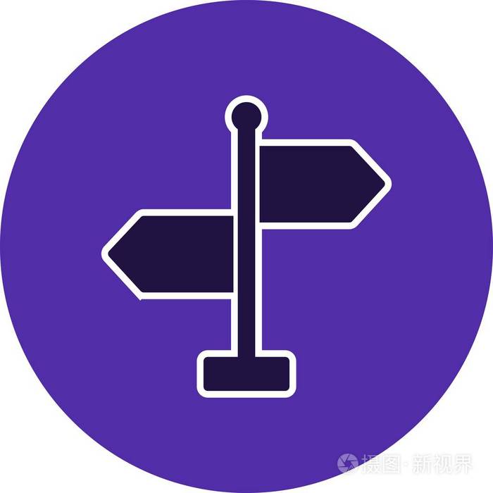 方向矢量图标符号图标矢量插图个人和商业用途