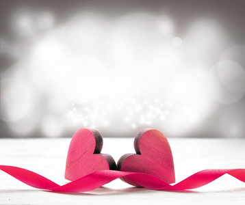 爱情两颗心图片