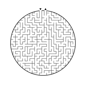 迷宫圆形图片