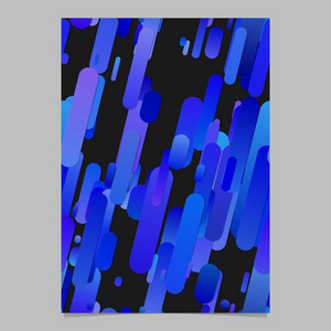 蓝色抽象渐变条纹图案海报背景模板矢量文具设计