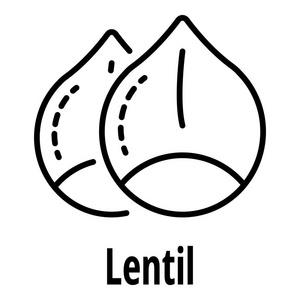 lentil 图标, 轮廓样式