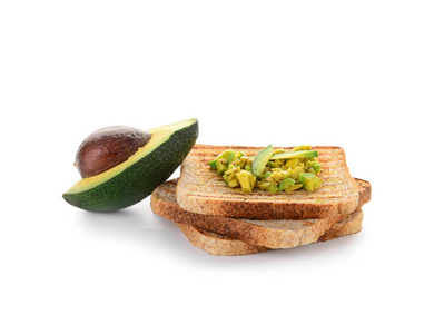 烤面包牛油果图片