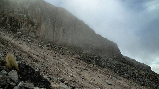 征服奥里扎巴火山在墨西哥有趣的照片