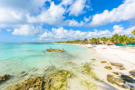 里维埃拉玛雅天堂海滩秋玛尔在坎村昆塔纳罗奥墨西哥加勒比海岸热带度假目的地