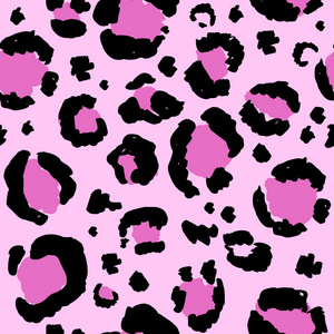 豹女壁纸高清粉红色豹纹.动画打印照片