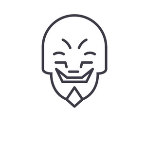 线性的面孔表情符号图片