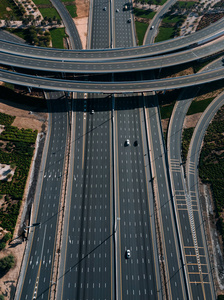 迪拜阿联酋高速公路高架景观图片