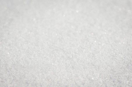 清新洁净的白色冬雪背景..白色雪花背景