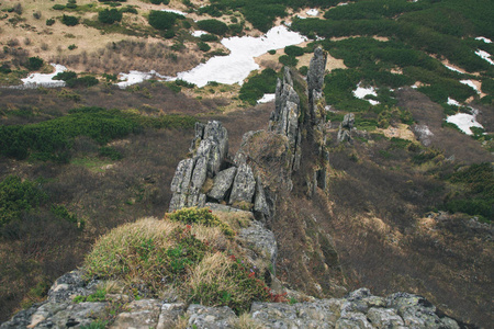 乌克兰美丽的喀山脉风景