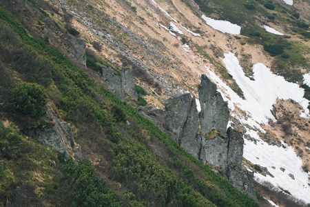 乌克兰美丽的喀山脉风景