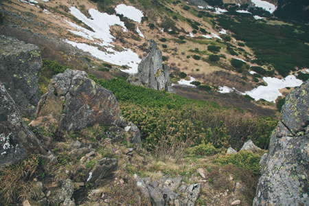 乌克兰美丽的喀山脉风景