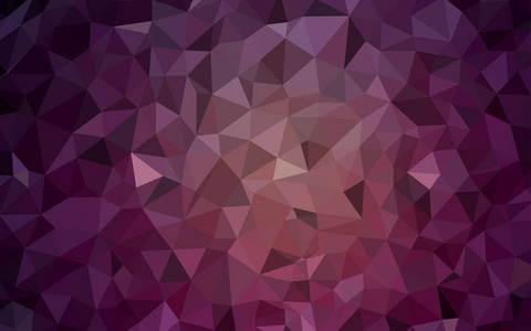 深紫色矢量闪耀三角形背景。 具有多边形形状的样本。 全新的风格为您的业务设计。