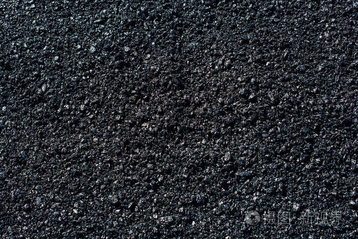 石质沥青质地黑色花岗岩砾石