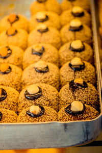 土耳其风格，新鲜制作的饼干作为小吃