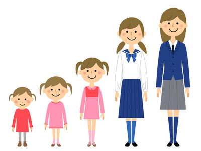 巩固女孩成长巩固女孩的成长过程.照片