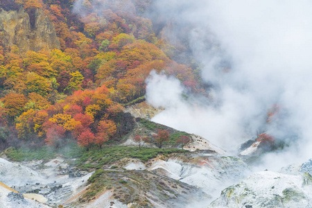 s most famous hot spring resort. A large amount of Noboribetsu