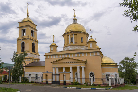 大教堂的假设在卡什拉，俄罗斯。从1842年开始。旧城区