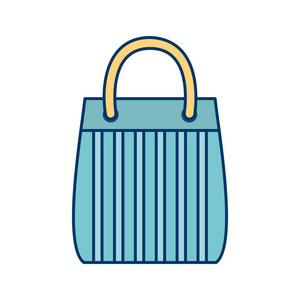 购物袋标志图标矢量插图个人和商业用途。