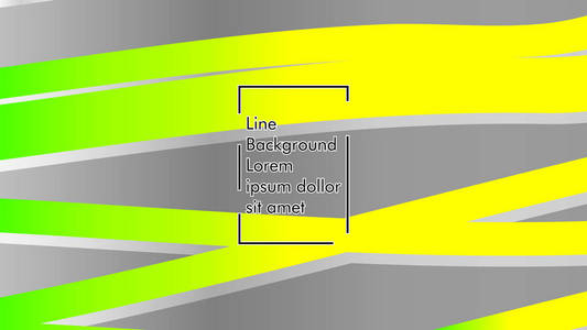 绿色和黄色梯度的抽象波背景