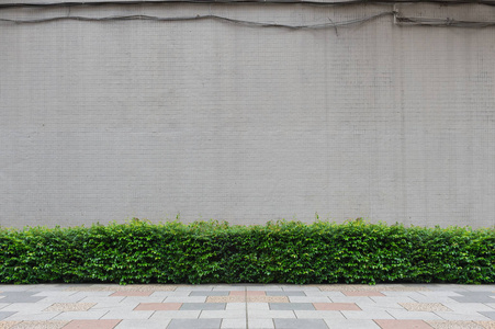 街道墙背景工业背景空格城街与仓库砖墙照片