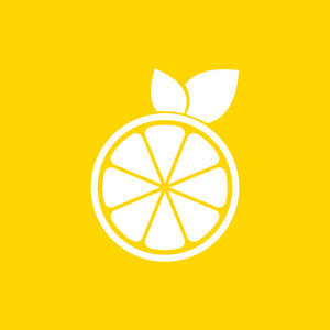 颜色柠檬水矢量新鲜柠檬标志设计模板和支持图标现代.