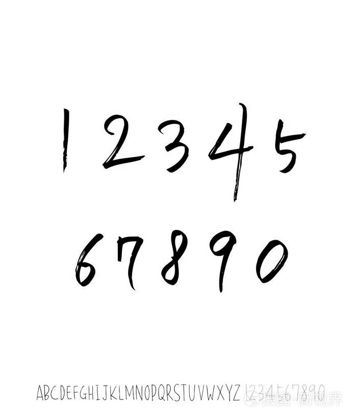 矢量字体手写书法