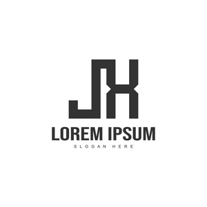 极简字母标志模板设计照片