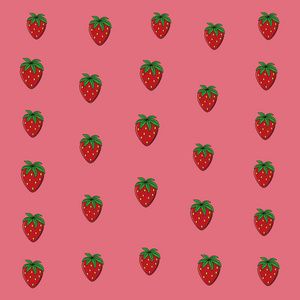 草莓甜水果背景