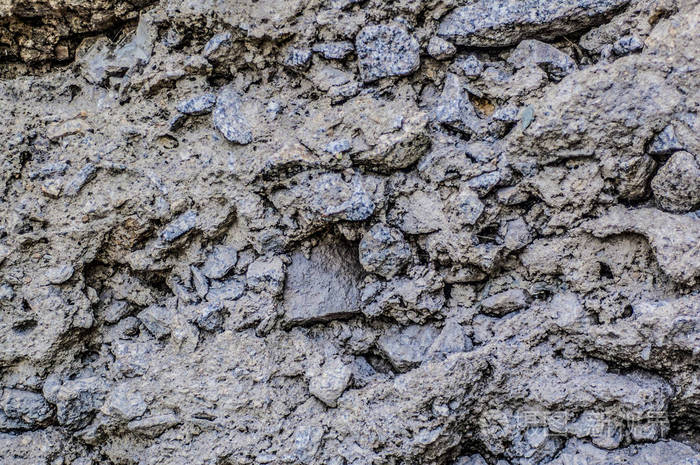 美丽而原始的纹理复杂难以理解原始有趣的石皮石纹理图案和背景从近