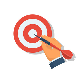 扔飞镖.精确的投掷照片