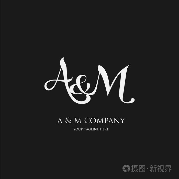 商标联合am名片模板矢量