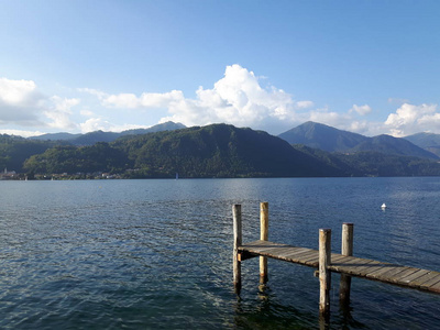 orta in autumn days and a caption of some old part of the countr