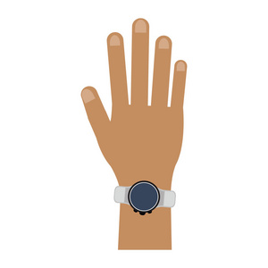 smartwatch 在手腕上