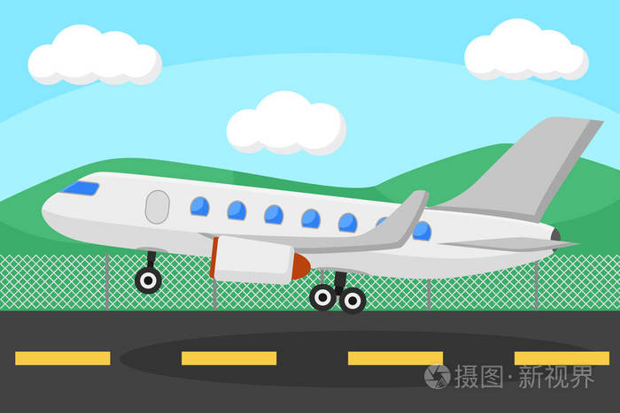 飞机从该地区起飞