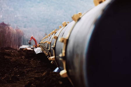 天然气管道的管道建造和天然气和石油输送管道的铺设。