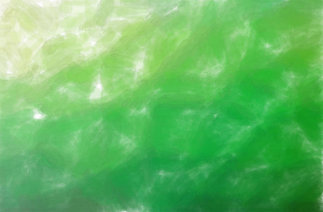 绿色水彩插图，低覆盖度油漆背景数字生成