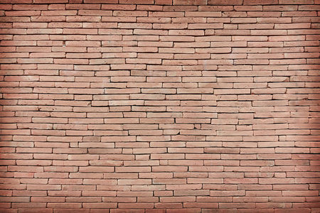 棕色砖墙作为背景或纹理。