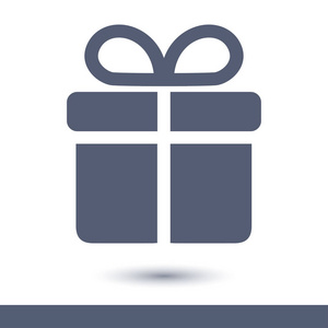 礼品盒图标。 提出个人提议。 礼品包装。