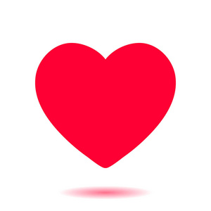 情人节的心脏象征。 爱的象征。 提高内容评级。